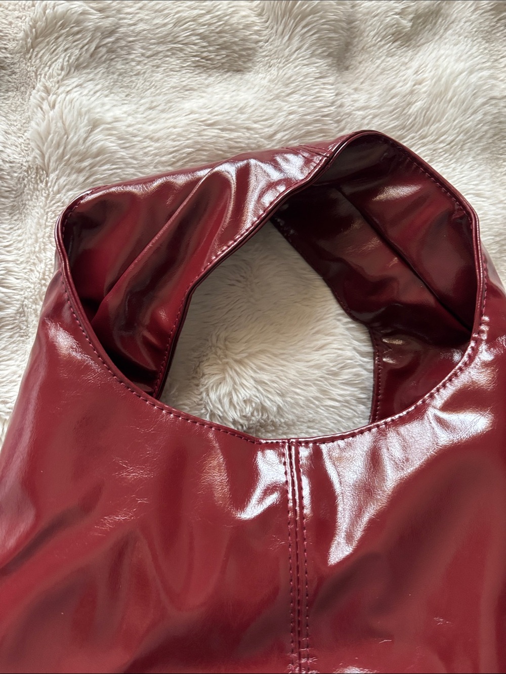 Deep Red purse - Picture 3 of 5